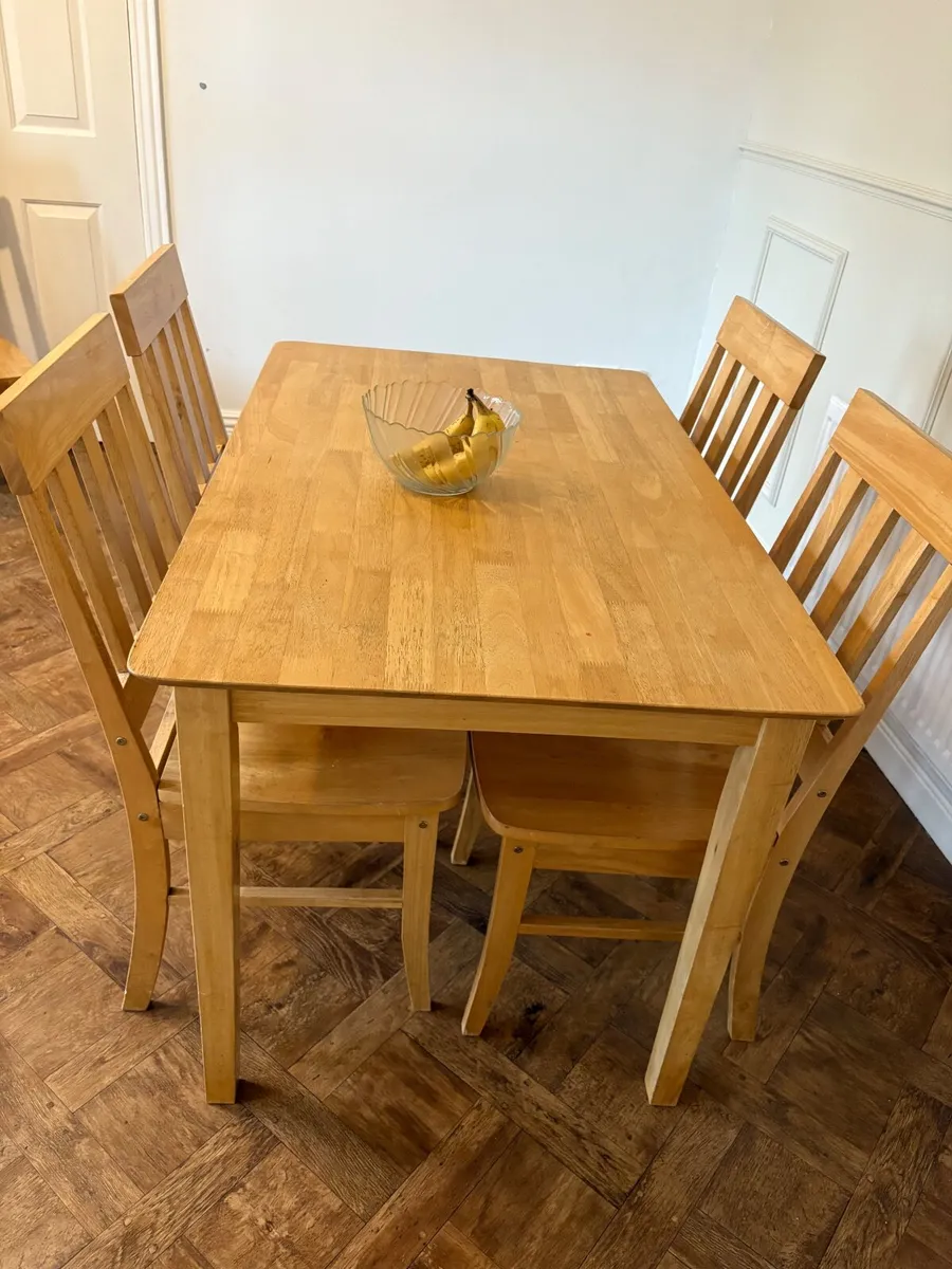 Kitchen Table & 4 Chairs - Image 4