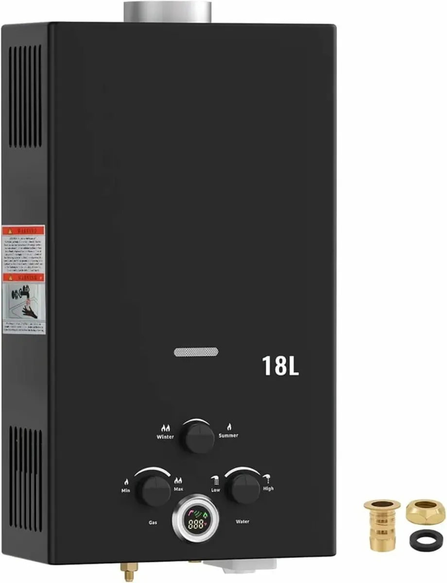 Gas Water Heater,Outdoor Instant Water Heater,18L - Image 1
