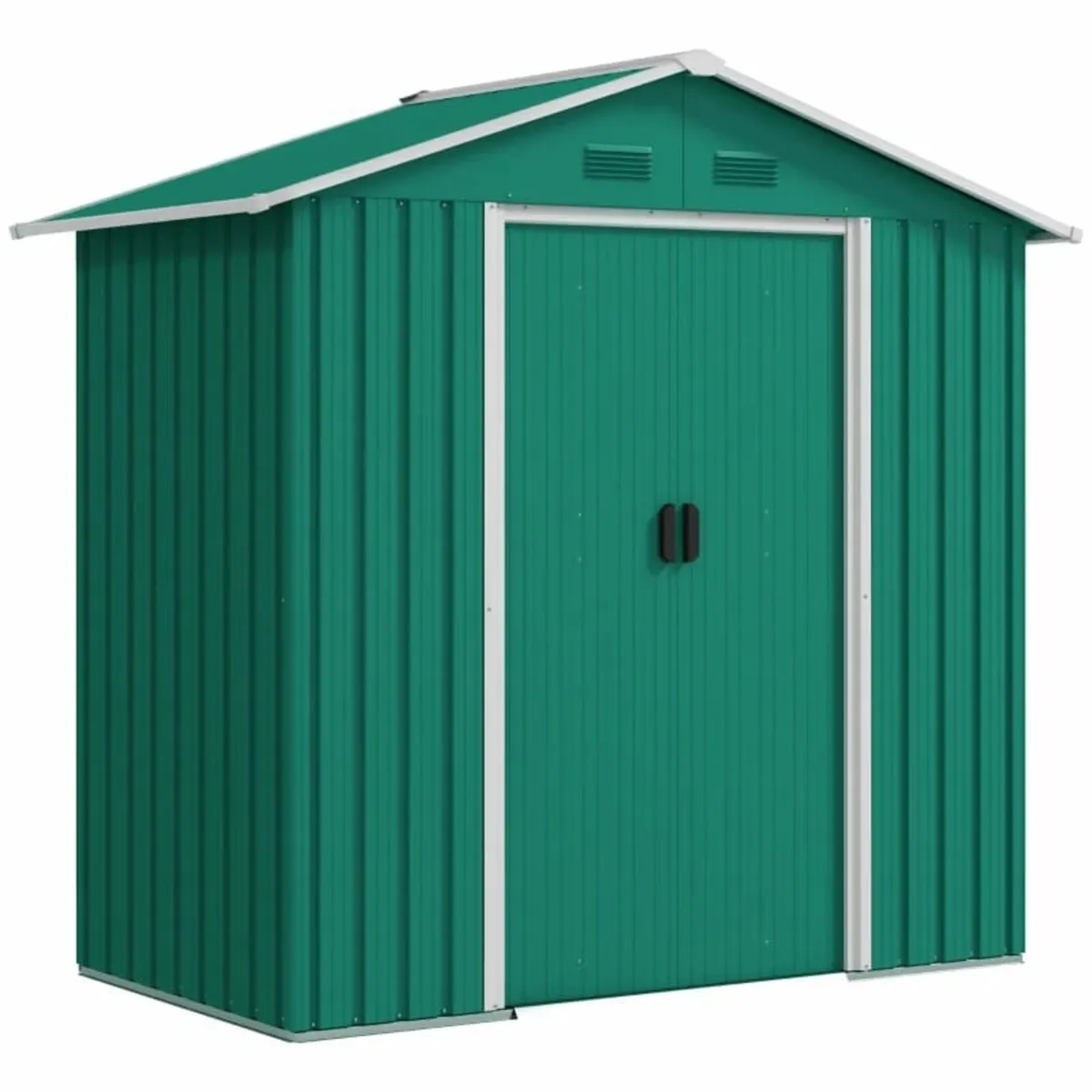 6.5ft x 3.5ft Metal Garden Storage Shed for Outdoo - Image 1