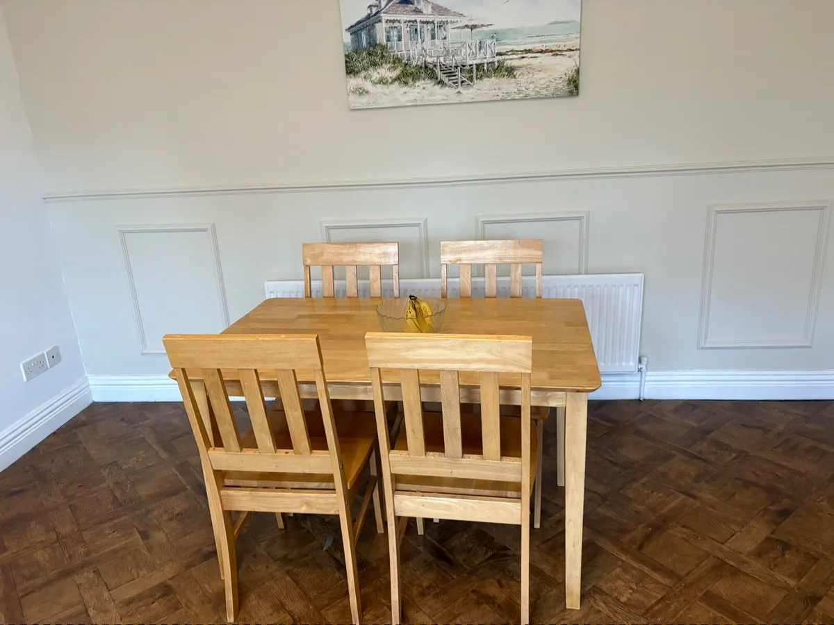 Kitchen Table & 4 Chairs - Image 1