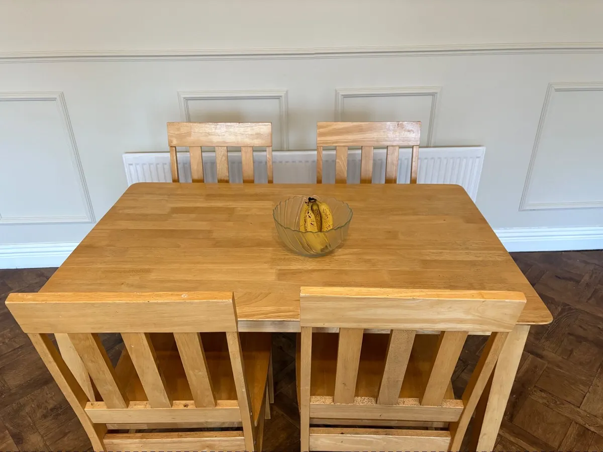 Kitchen Table & 4 Chairs - Image 2