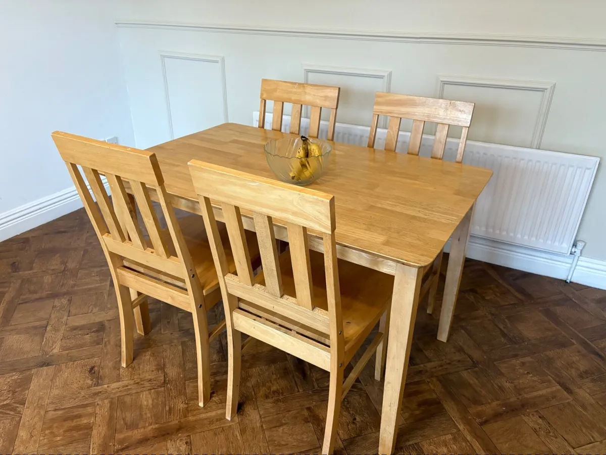 Kitchen Table & 4 Chairs - Image 3