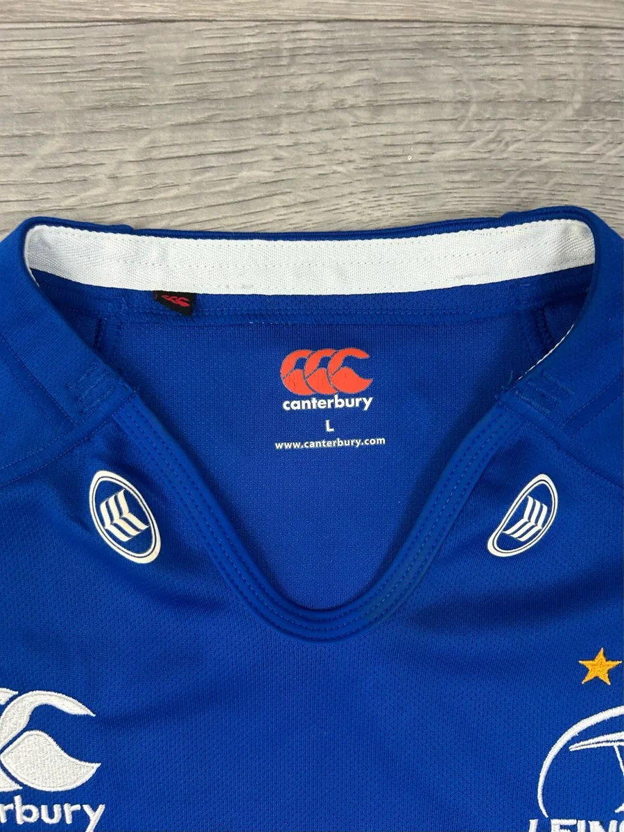 Canterbury Leinster Rugby Jersey Shirt Mens Large - Image 4