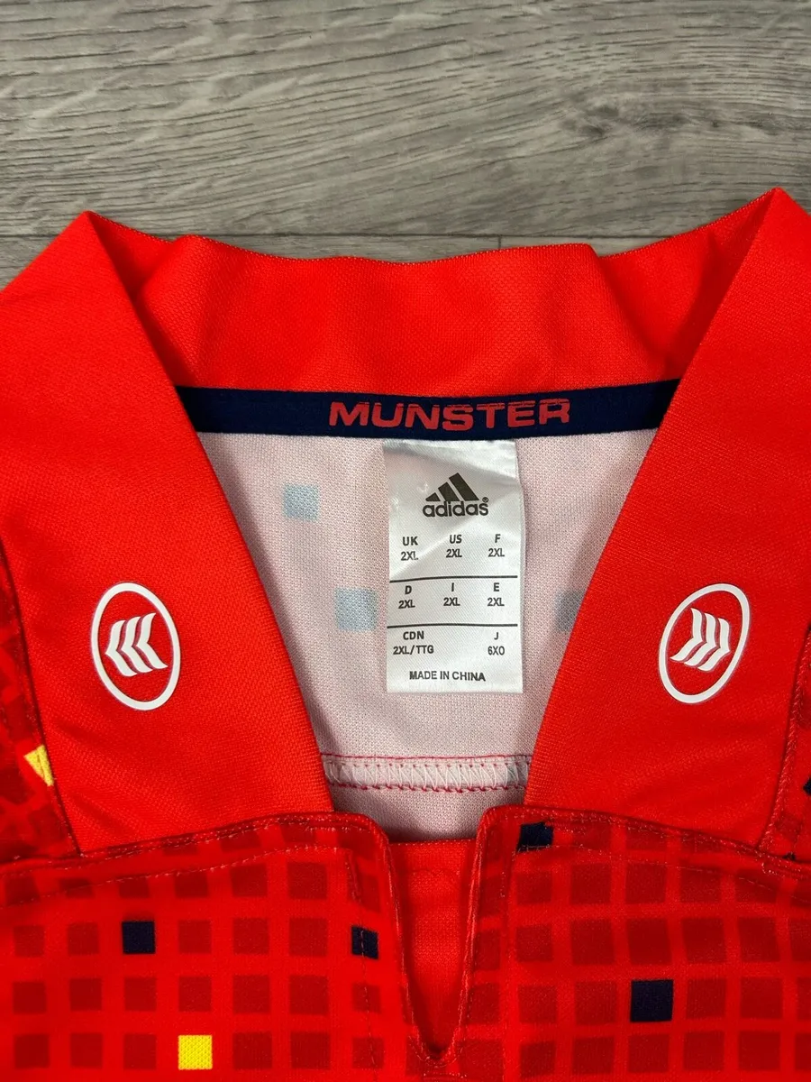 Adidas Munster Rugby Jersey Shirt Mens XXL - Image 4