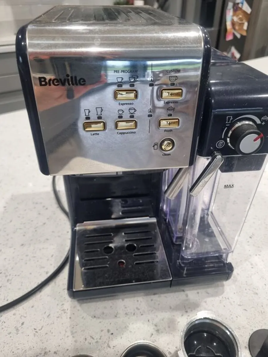 Breville One-Touch CoffeeHouse Coffee Machine | Espresso, Cappuccino & Latte Maker | 19 Bar Italian Pump | Automatic Milk Frother | ESE Pod Compatible | Black [VCF107] - Image 2
