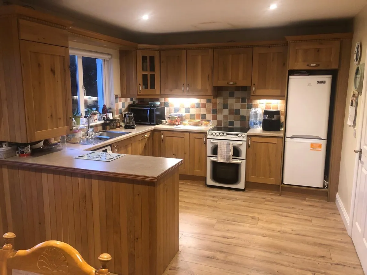 Solid wood maple kitchen