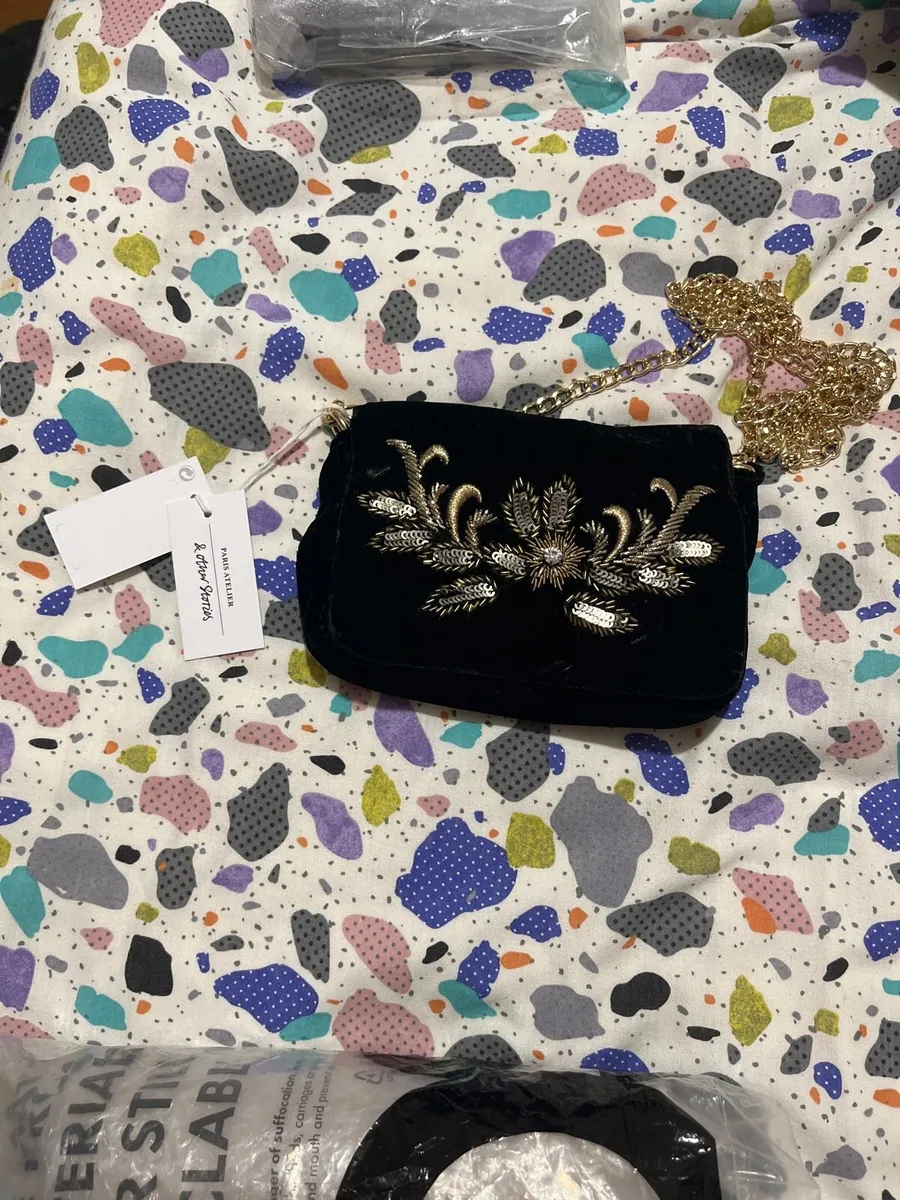 & Other Stories Velvet Bag - Image 1