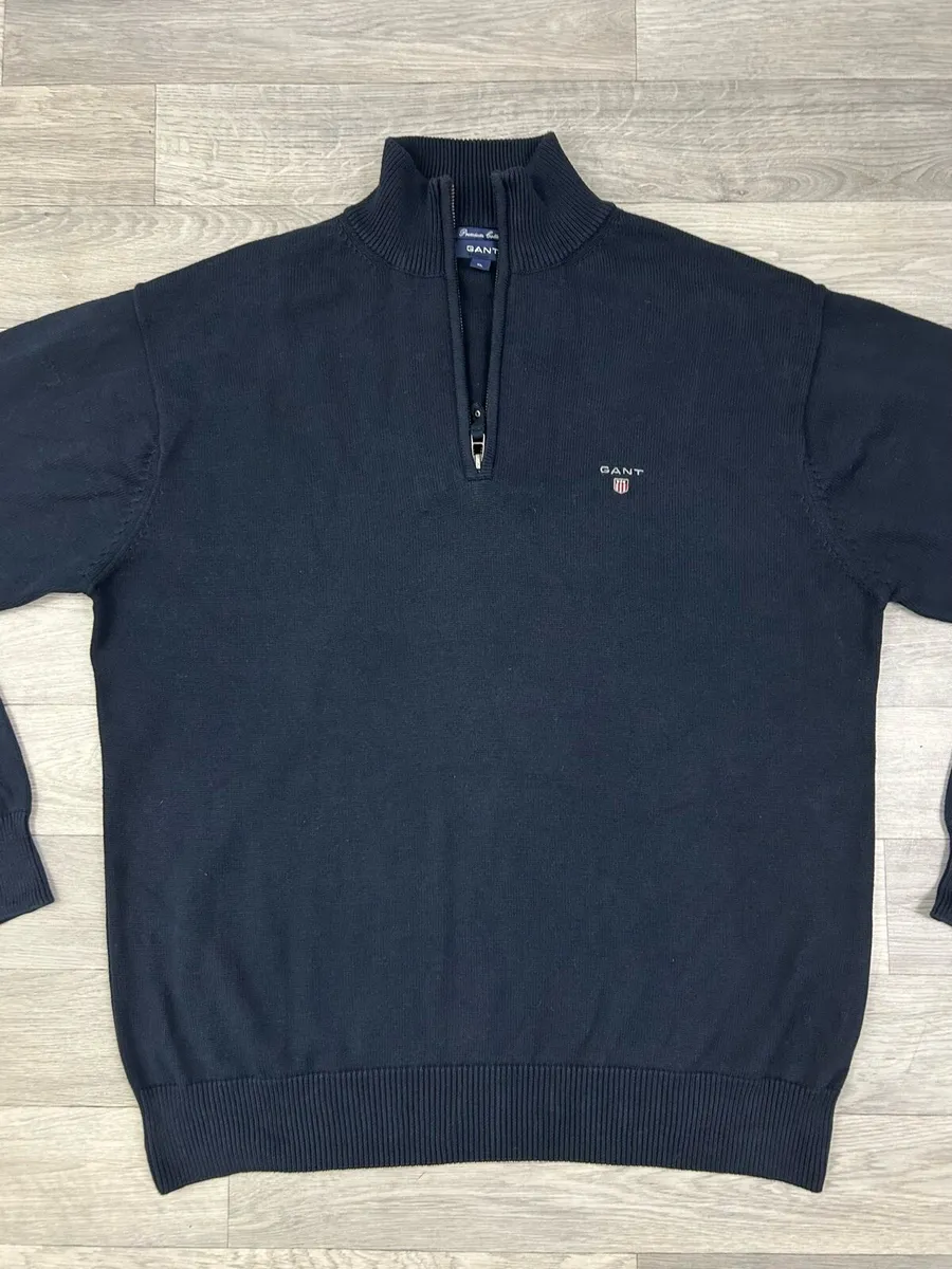 Gant Cotton Half Zip Jumper Mens XL - Image 2