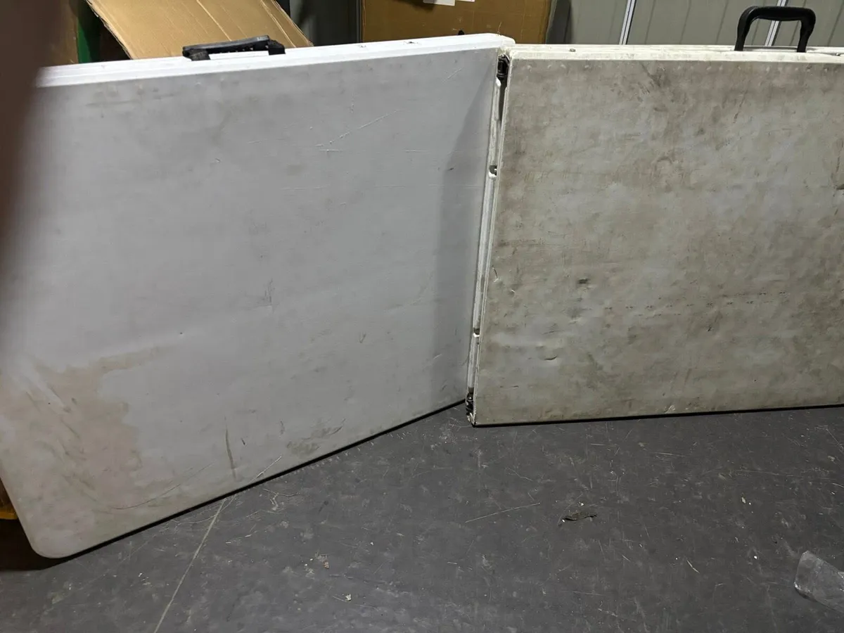 2* folding tables used - Image 1