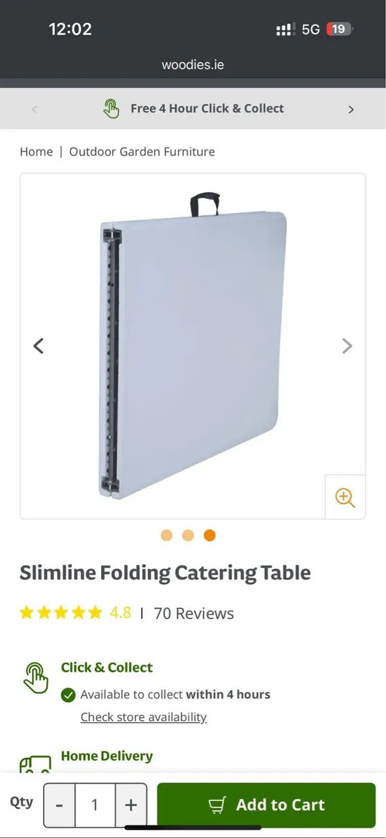 2* folding tables used - Image 3