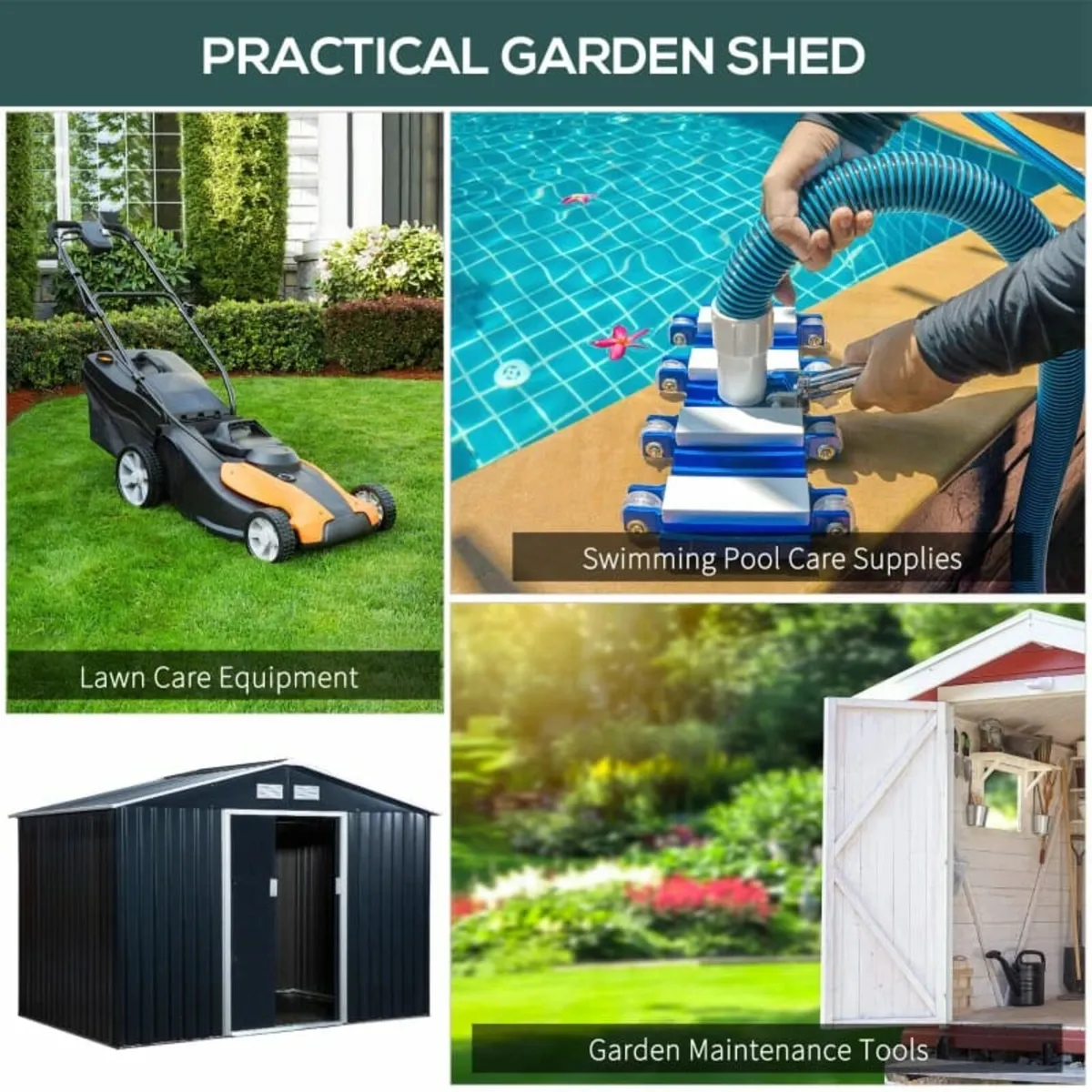 9 x 6FT Foundation Ventilation Steel Outdoor Garde - Image 3