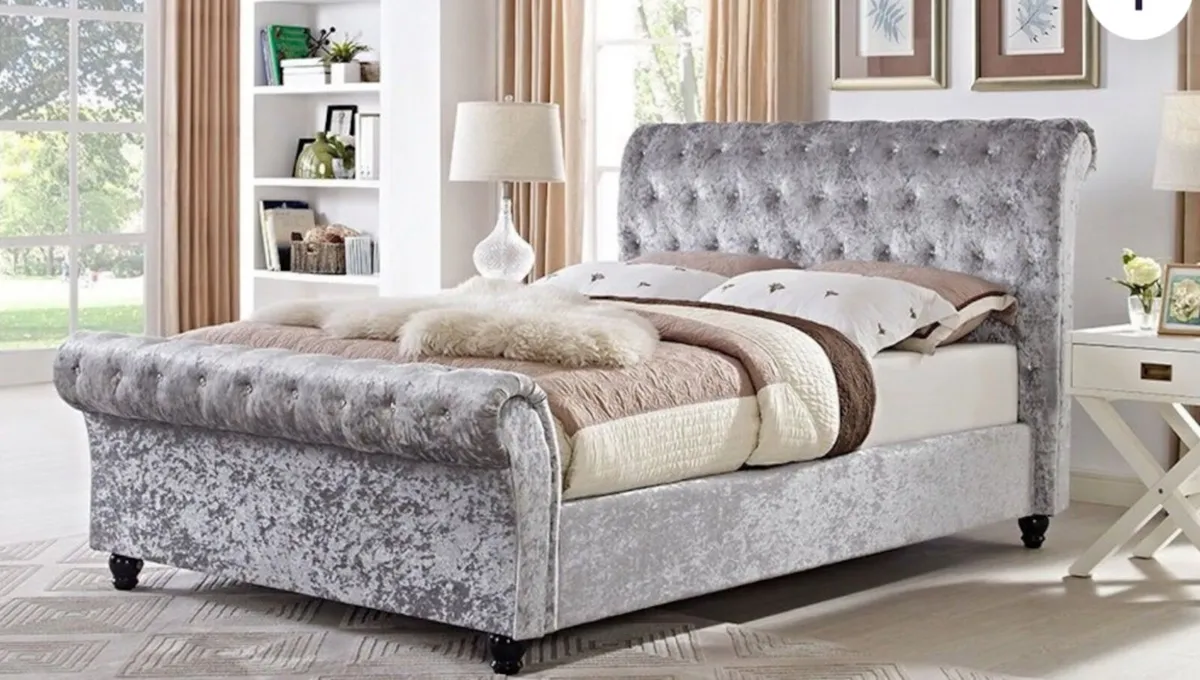 Grey Bed - Image 1