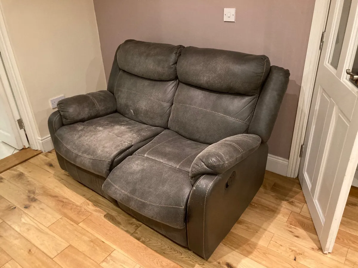 Reclining 2 seater sofa - Image 1
