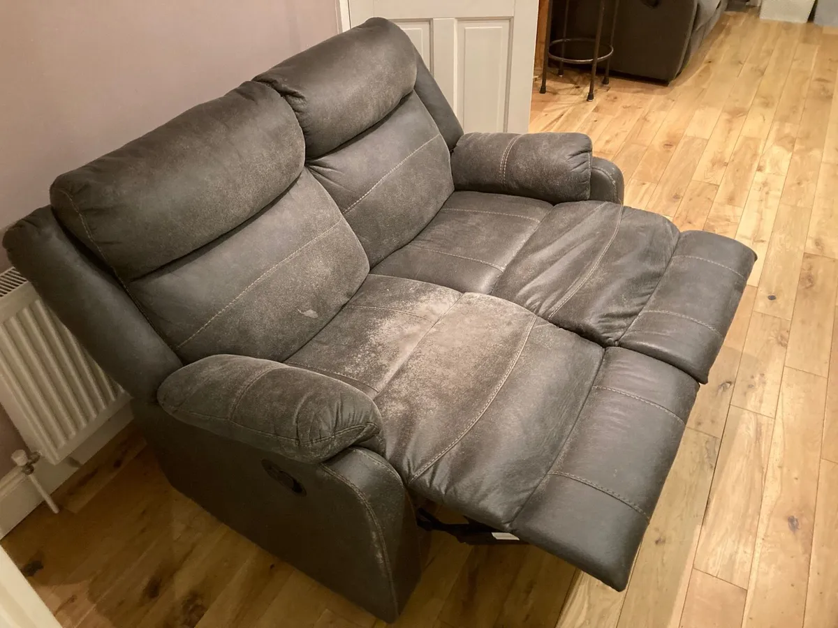 Reclining 2 seater sofa - Image 3