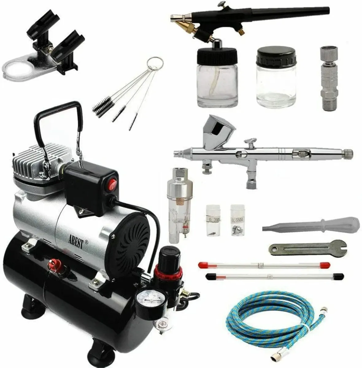 Complete Professional Airbrush Compressor kit Mult - Image 1