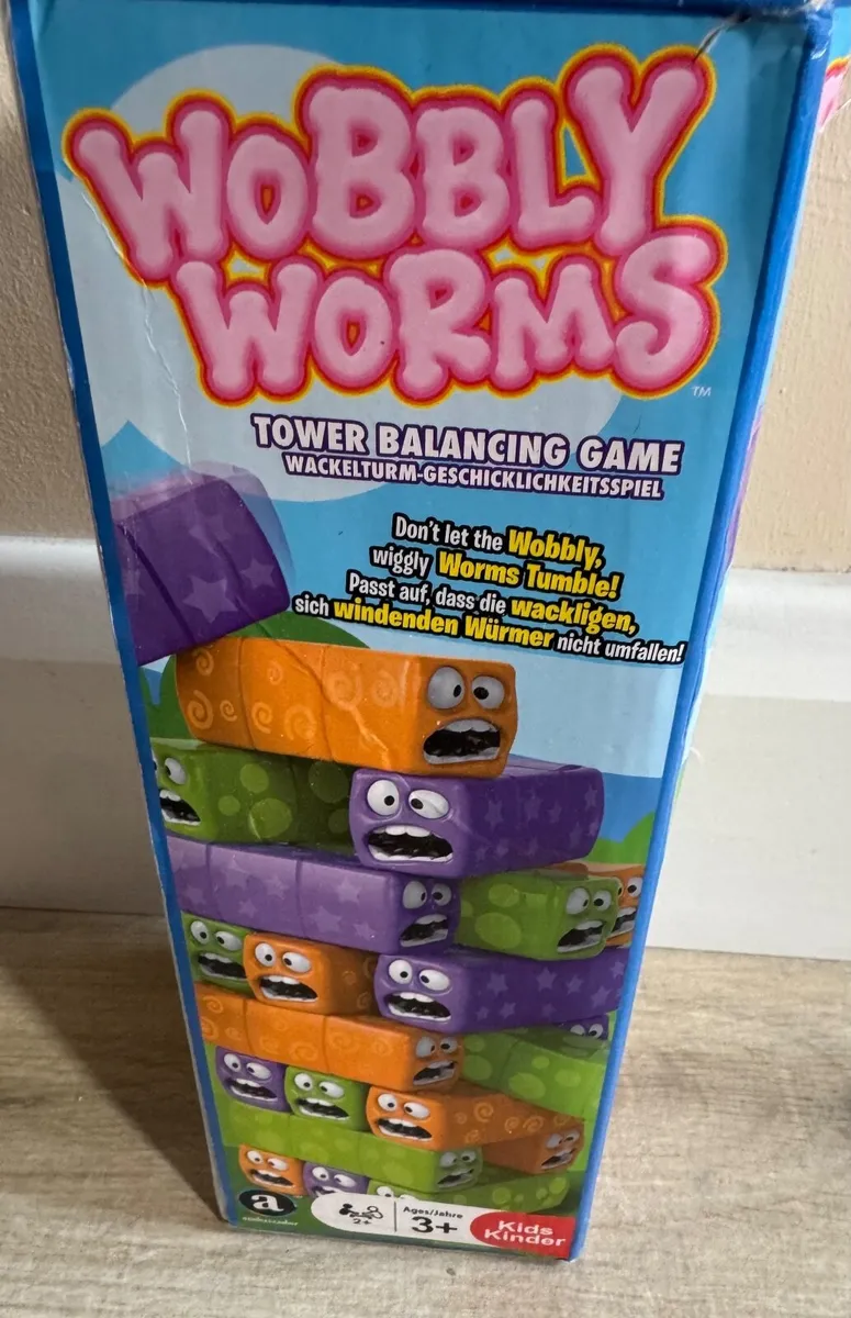 Wobbly Worms Childrens Stacking Game - Image 3