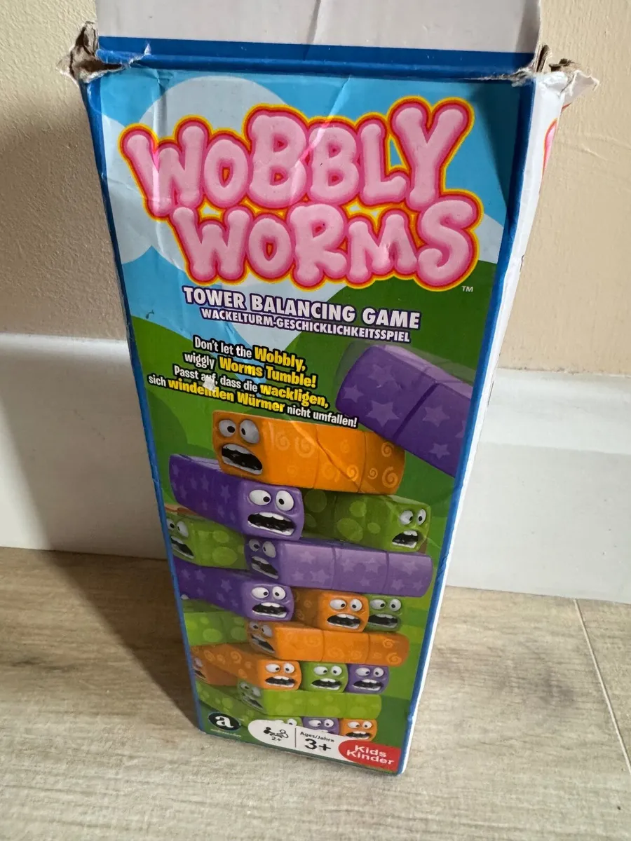 Wobbly Worms Childrens Stacking Game - Image 4