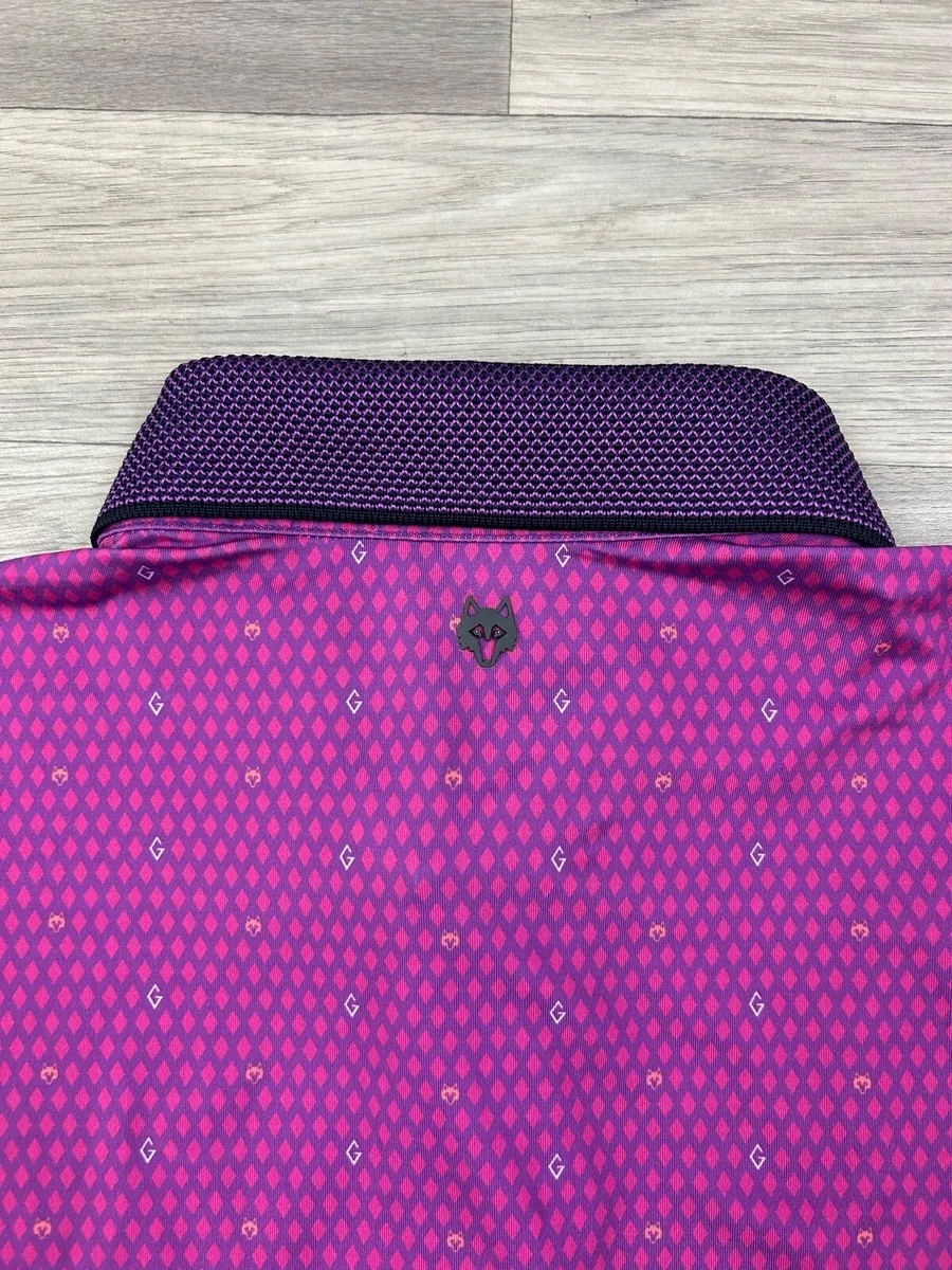 Greyson Patterned Golf Polo Shirt Mens XL - Image 4