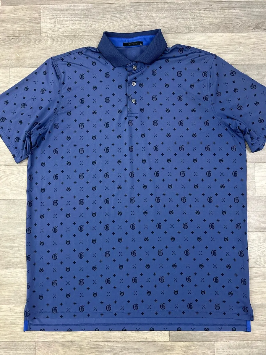 Greyson Patterned Golf Polo Shirt Mens XL - Image 2