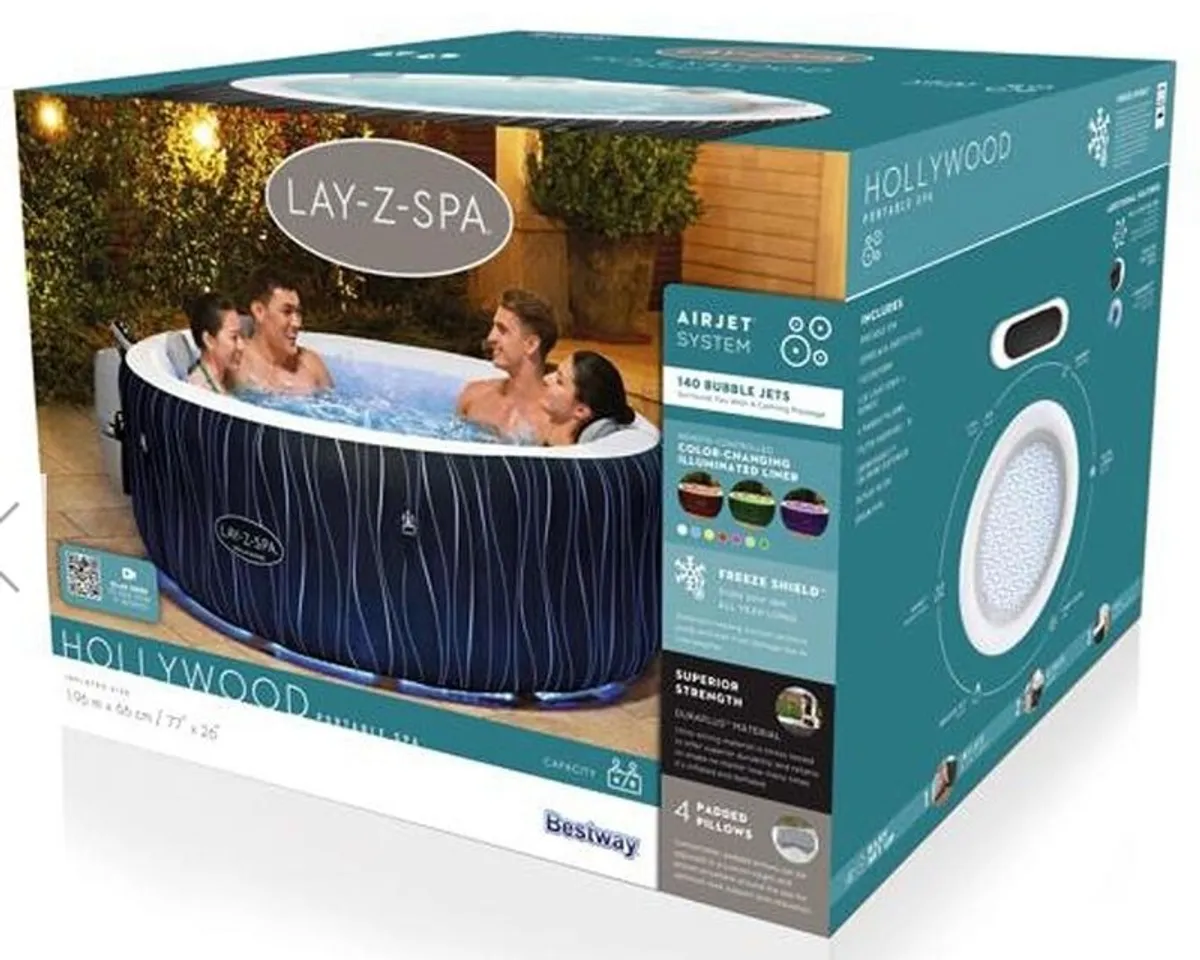 lazy spa hollywood hot tub - Image 1