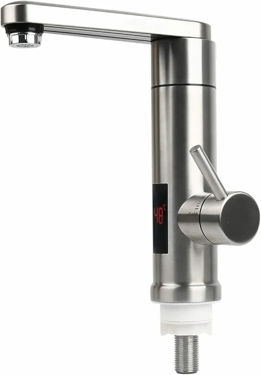 Instant Hot Water Faucet Tap,Stainless Steel Elect - Image 1