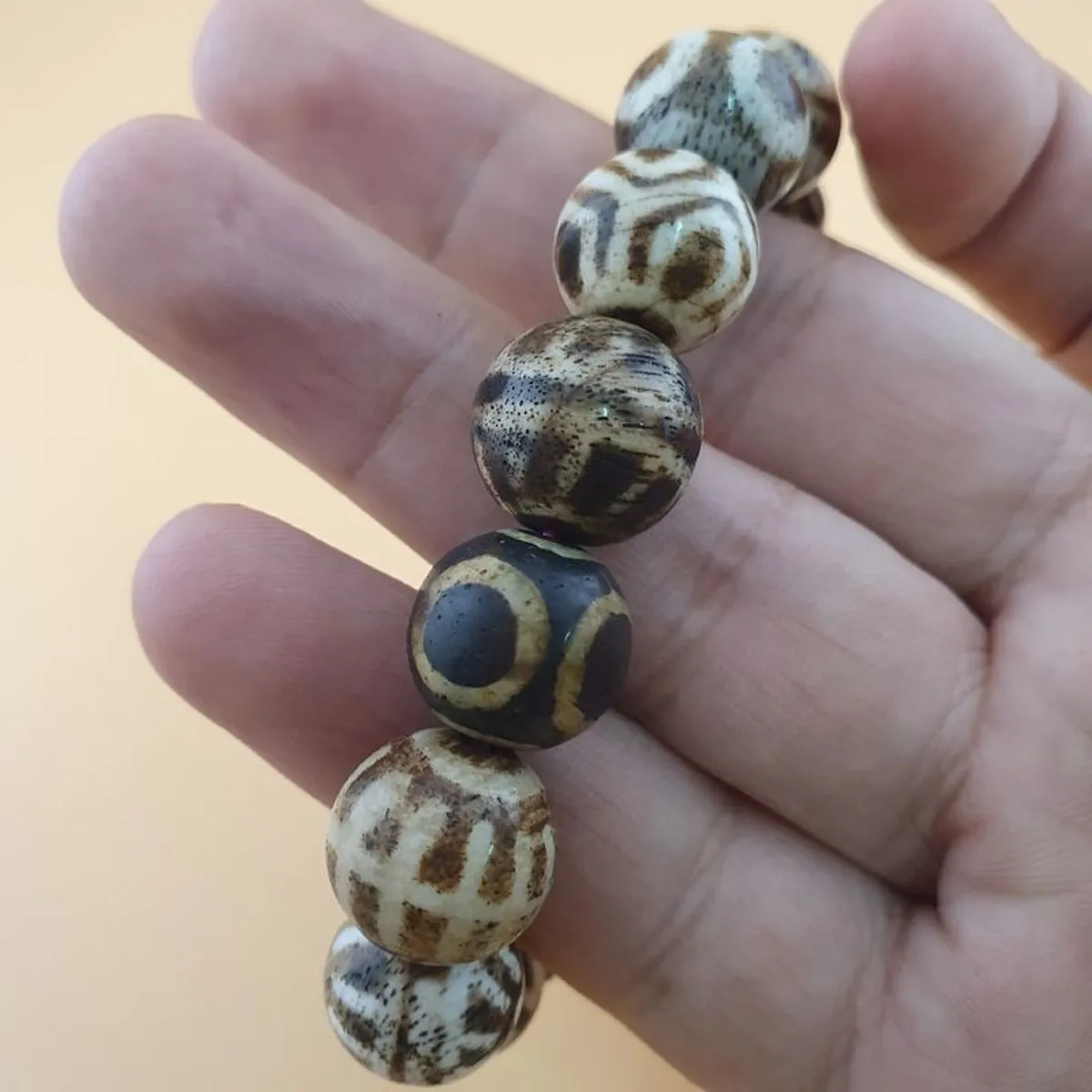 Antique Burmese Pumtek Pyu Beads Bracelet - Image 2