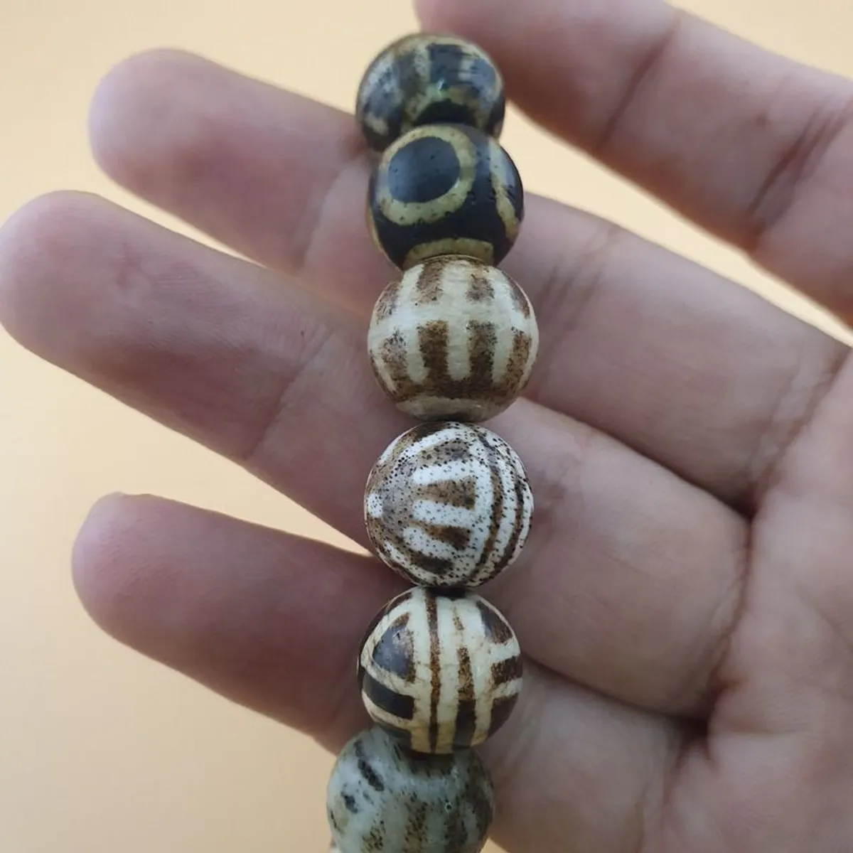 Antique Burmese Pumtek Pyu Beads Bracelet - Image 3