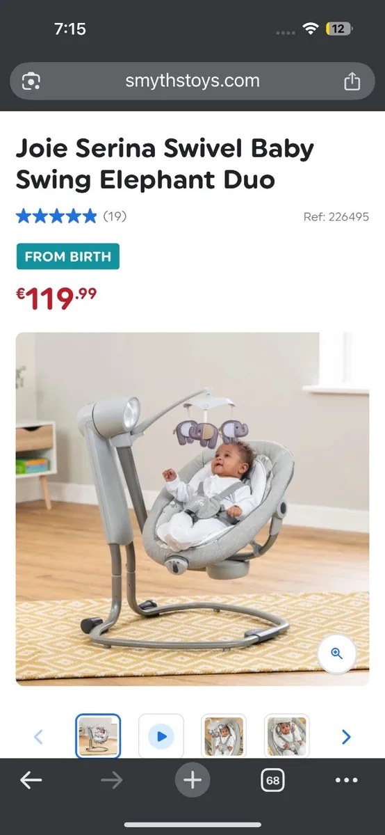 Baby swing and crib - Image 3