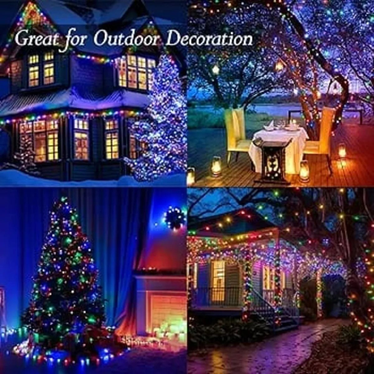 50 M 500 LED Fairy Lights Plug in Outdoor Christma - Image 2