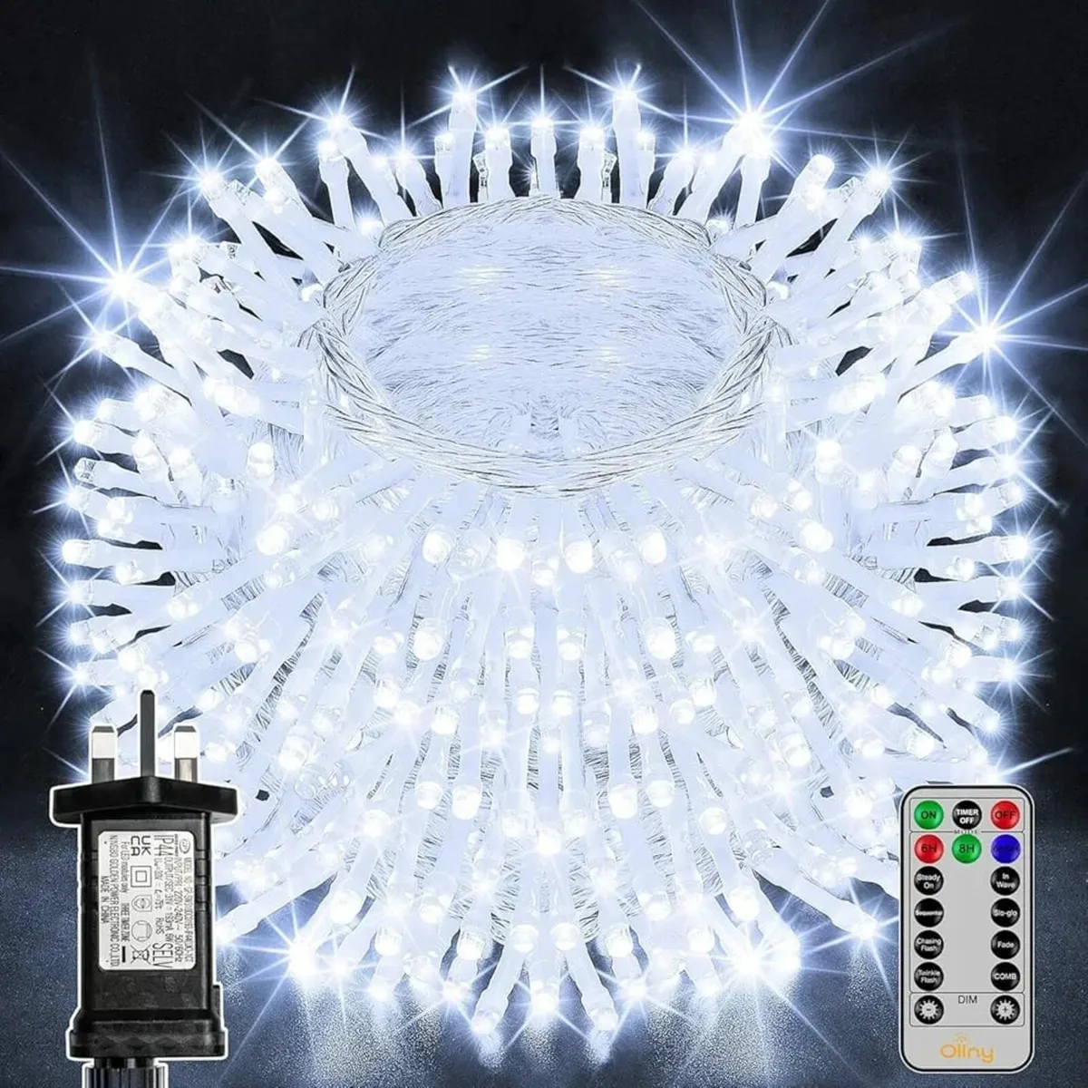 Ollny Christmas Tree Lights, 30m 300 LED Fairy Lig - Image 1