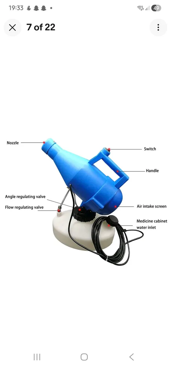 ULV Cold Fogger, Fogging Machine, Disinfection - Image 3