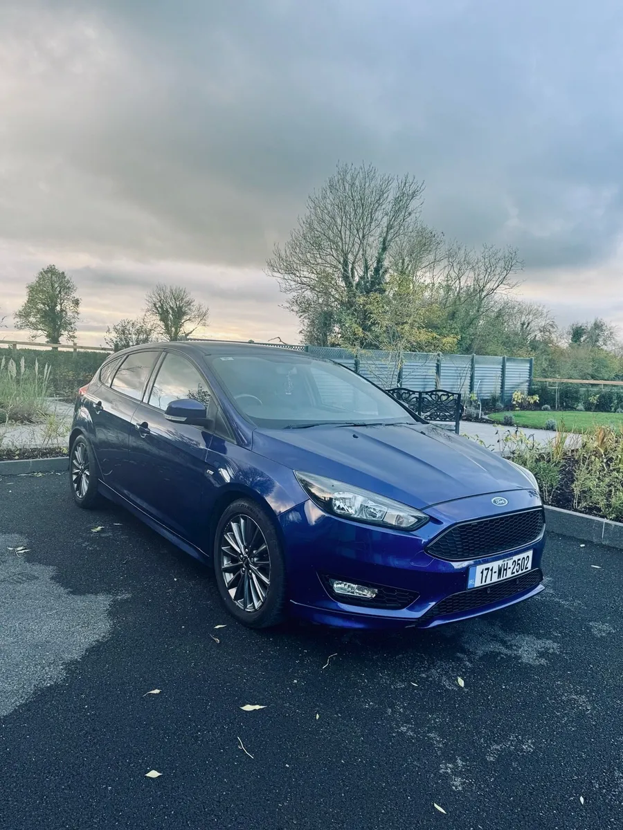Blue Ford Focus ST Line - Image 1