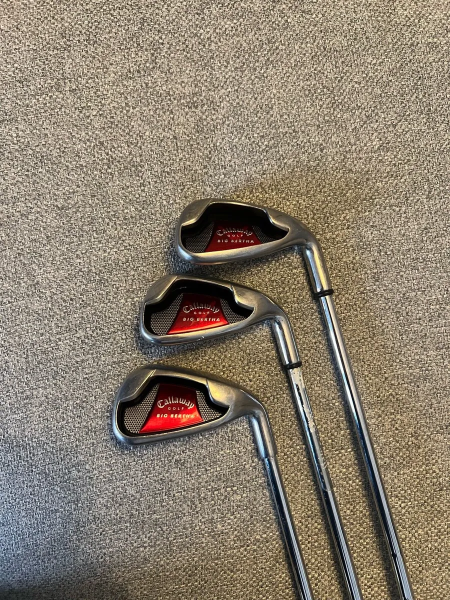 Callaway big Bertha irons 7-9 - Image 1