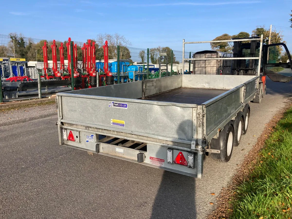Apr 22 Ifor Williams LM146 Tri Dropside Trailer - Image 3