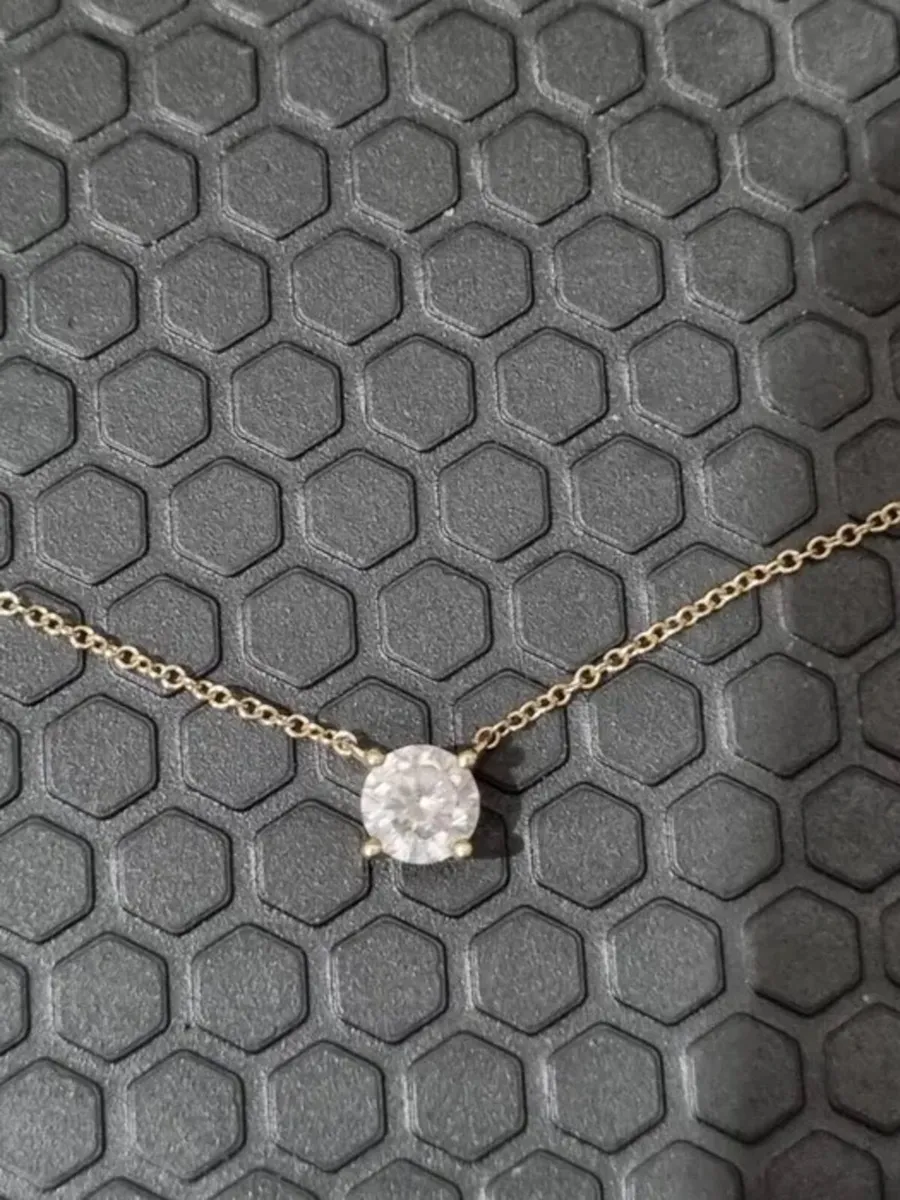 Keanes  Gold chain with cubic zirconia 585 14c - Image 3