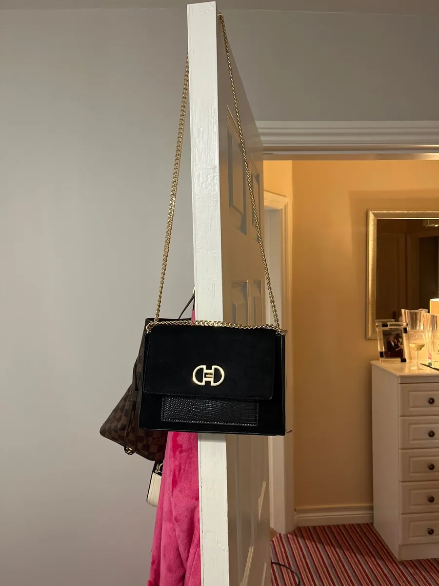 Black Suede Bag