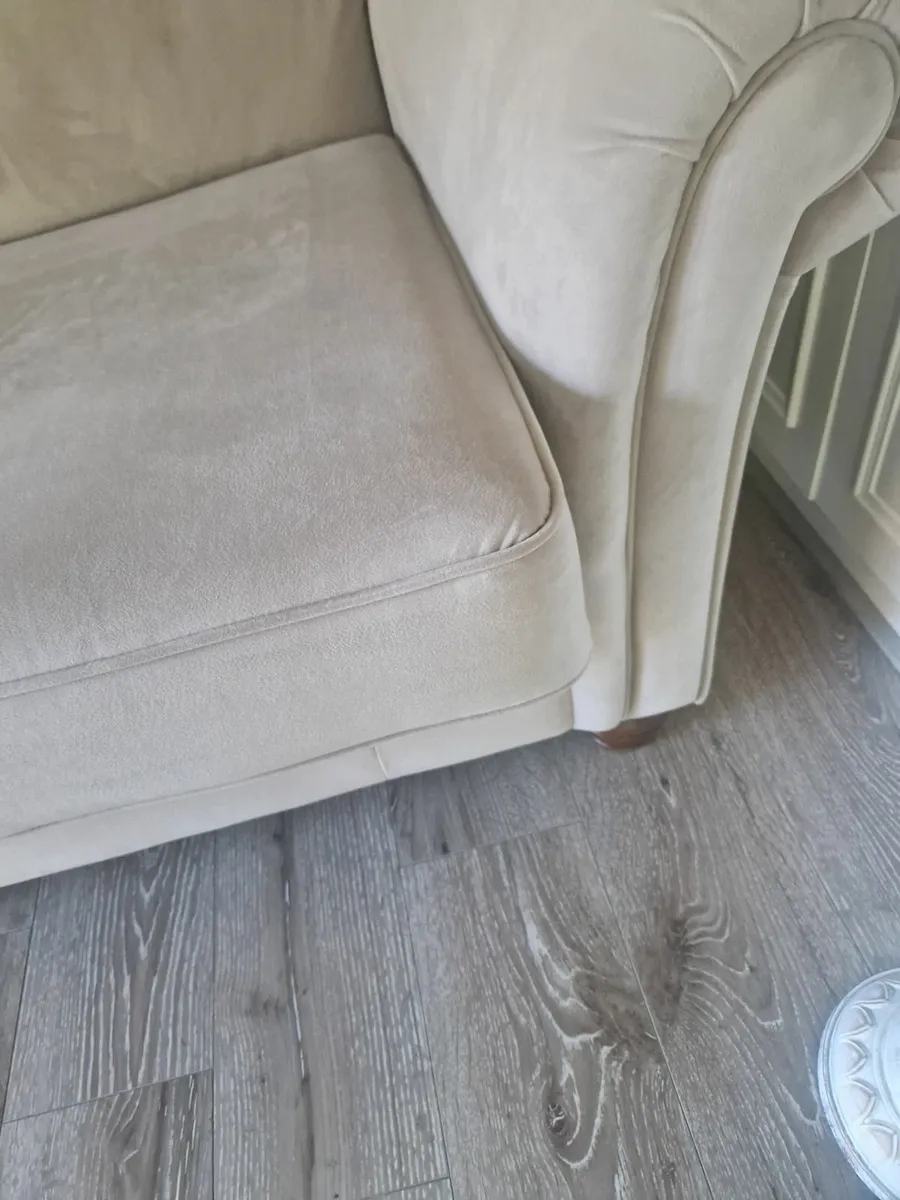 Three Seater Velvet Couch - Image 4
