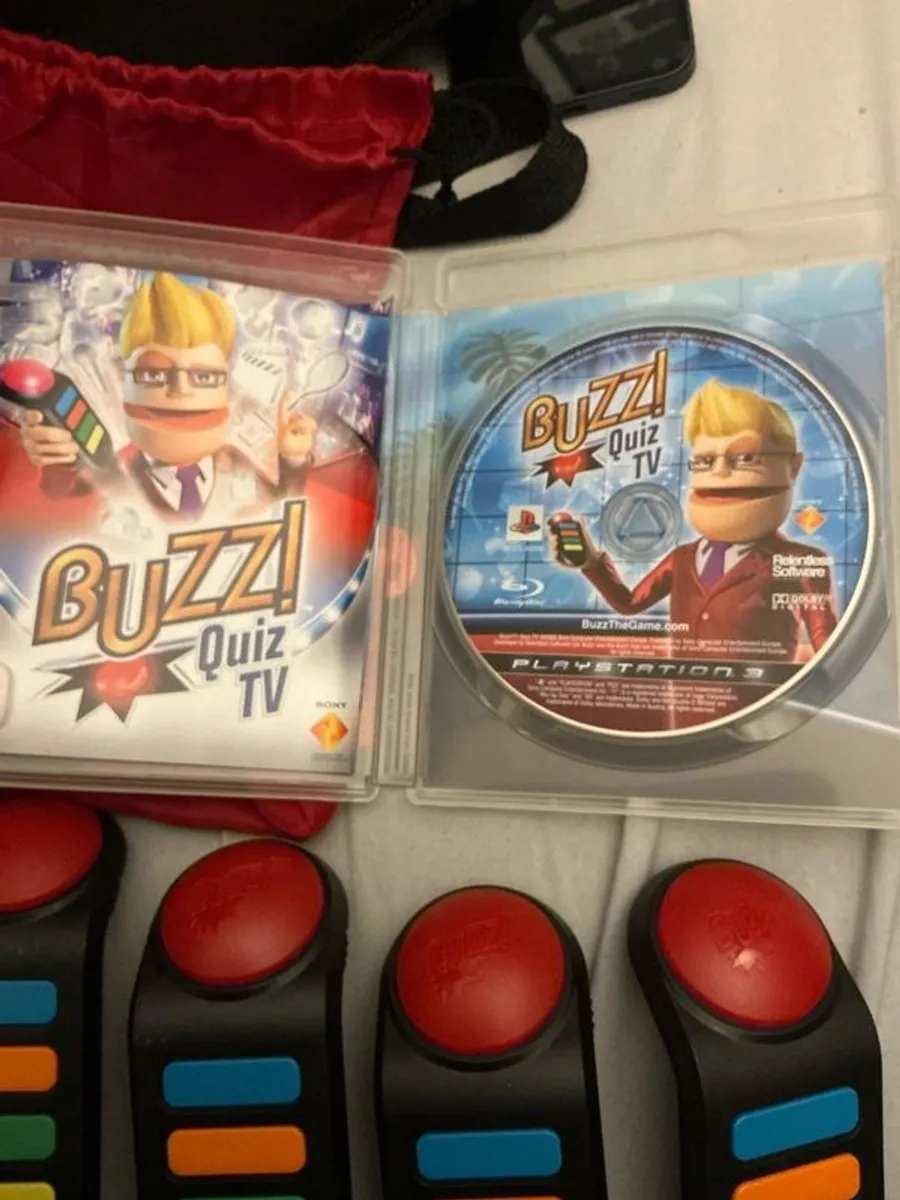 Buzz tv quiz with buzzers, Assassins creed II & tiger woods 09 - Image 2