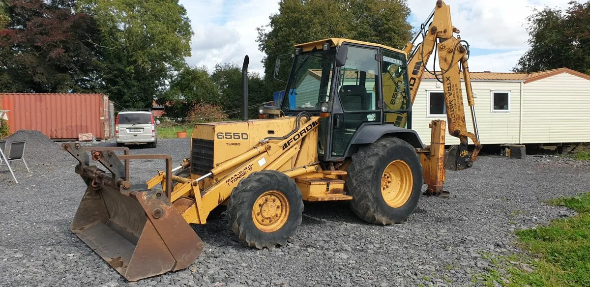 1994 Ford 655D Turbo Special backhoe Loader - Image 1