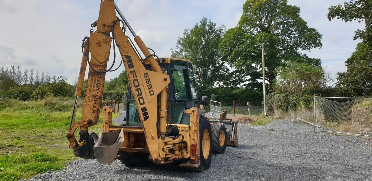1994 Ford 655D Turbo Special backhoe Loader - Image 3