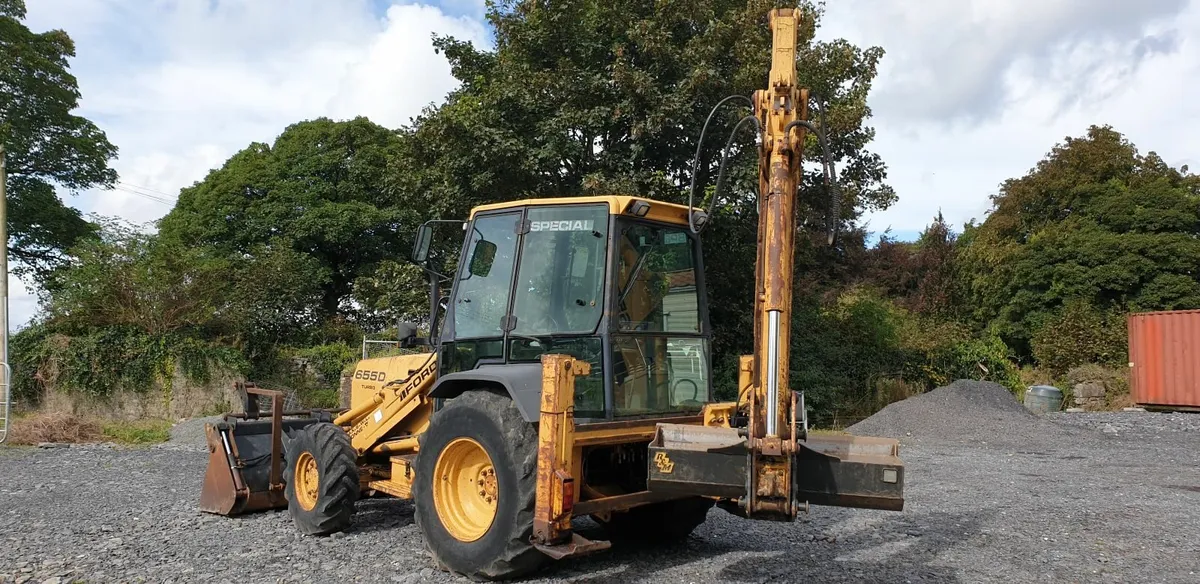1994 Ford 655D Turbo Special backhoe Loader - Image 4