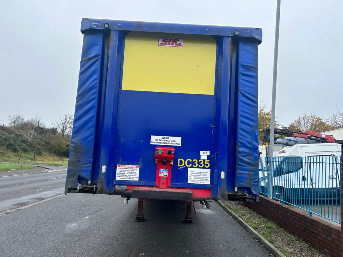 2016 45ft step frame Curtainsider 4.36 high - Image 2