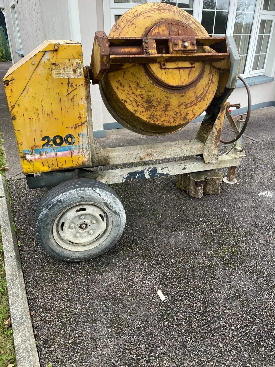 Cement Mixer 200 Ltr - Image 2