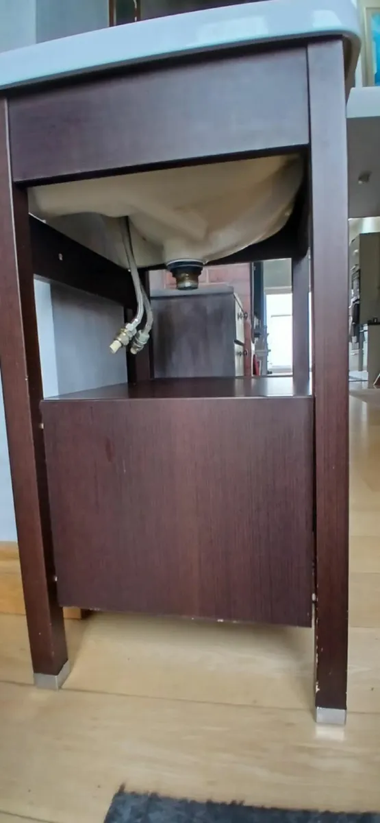 bathroom sink with cabinet - Image 3