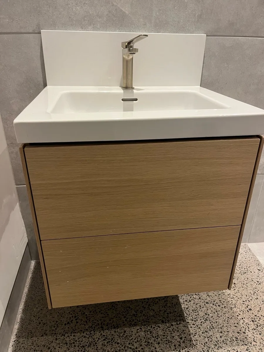 Oak Vanity Unit - Image 3