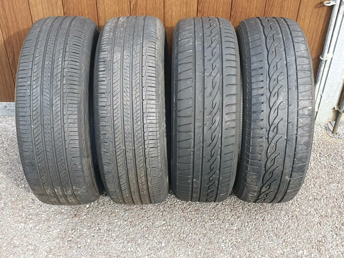4 x 225/65/17 Tyres Hankook & Firestone - Image 2