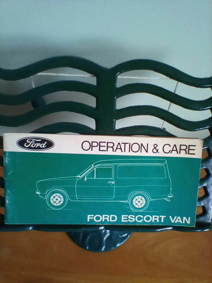 Ford escort van handbook