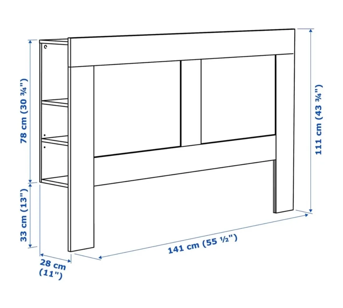 Headboard with storage compartment - Image 3