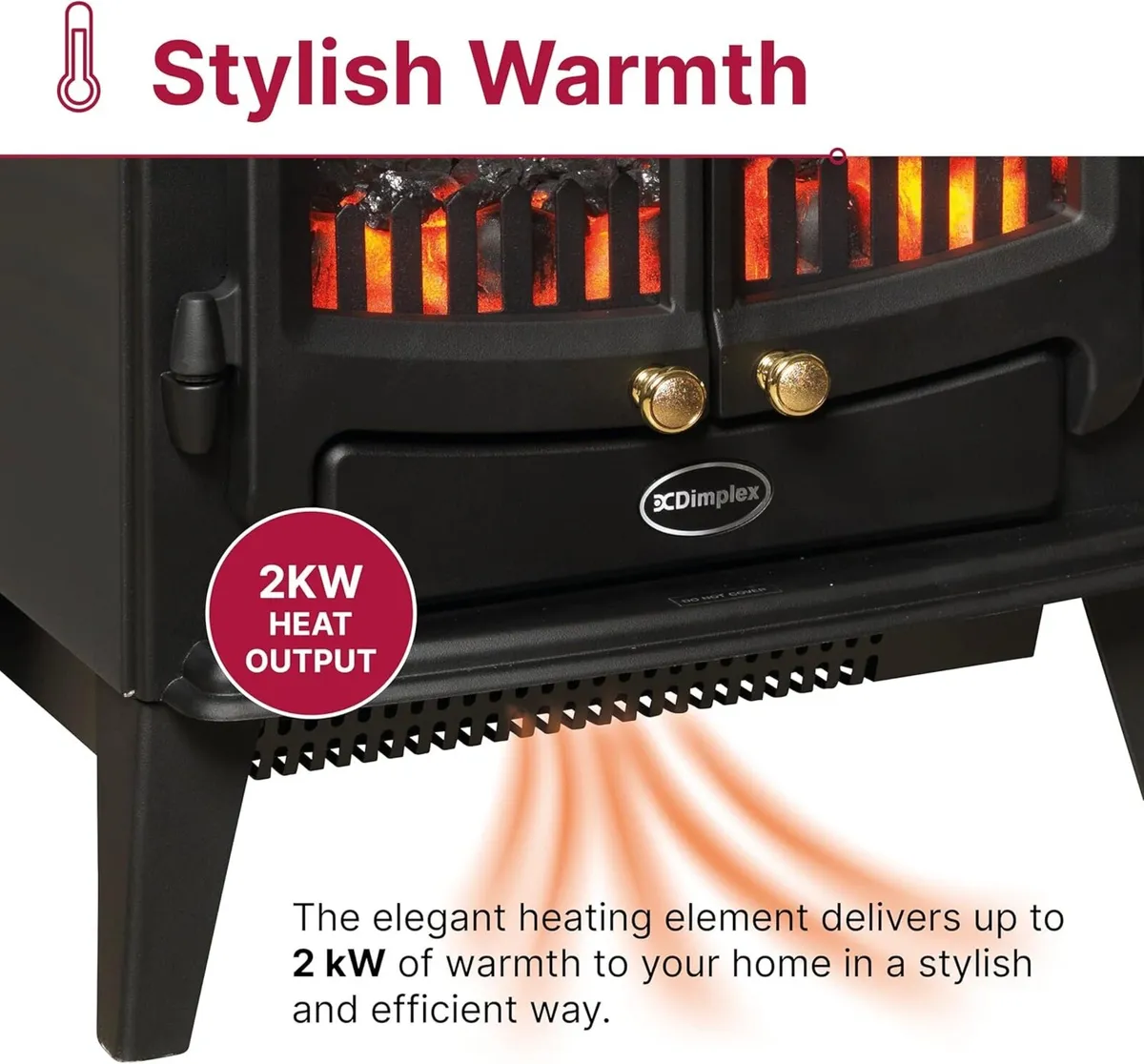 Dimplex Tango optiflame electric stove Brand New - Image 4