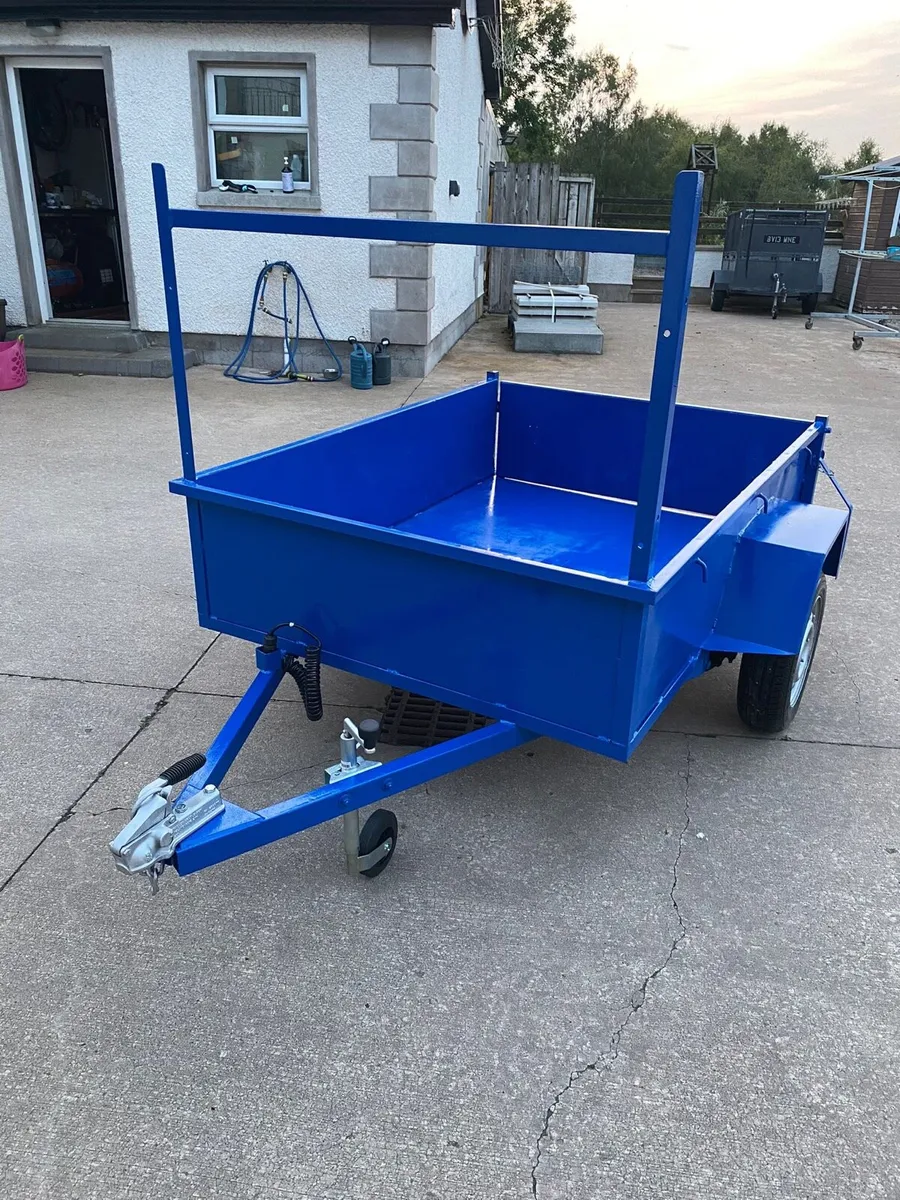 6x4 steel car trailer - Image 1